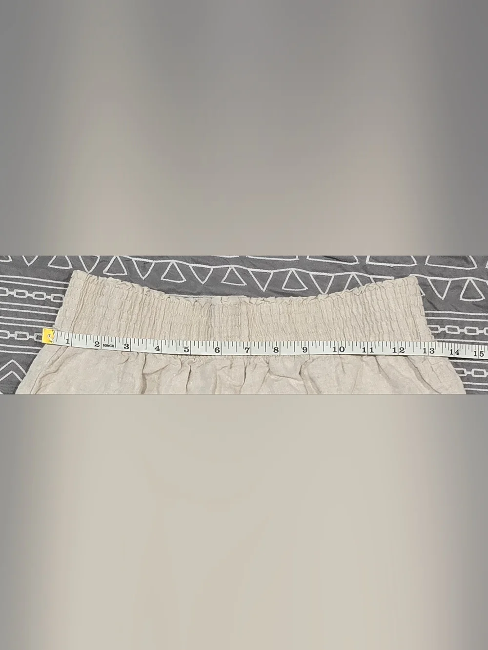 Reformation Mila Linen Shorts In Oatmeal Size Small - Picture 2 of 5